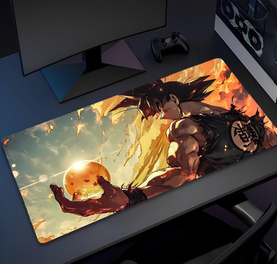 Eshaaver Anime printed gaming Mouse Pad Non-Slip Rubber extended xxl size big mousepad Non Slip Base Mousepad(Multicolor6)