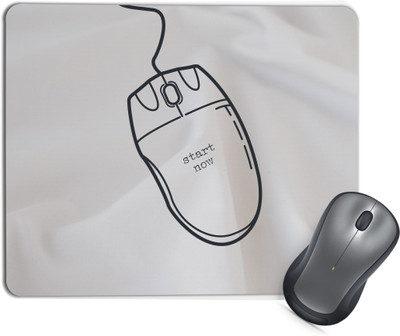 TrendoPrint MP86 Mouse Pad with Anti-Slip Rubber Base & Smooth Mouse Control Non Slip Base Mousepad(Multicolor)