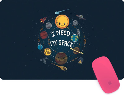 XENOTECH Mouse Pad Aesthetic Printed for Laptop, Notebook, Macbook Pro, Gaming Non Slip Base Mousepad(Blue)