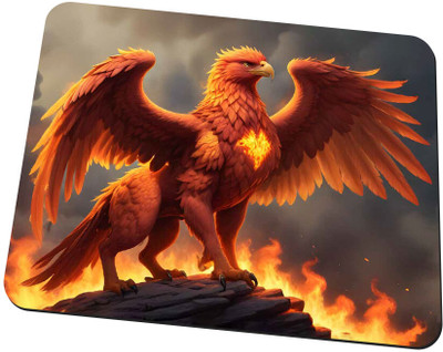 Parlin Gaming_Fire Bird Non Slip Base Mousepad(Multicolor)