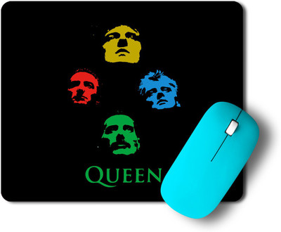gray wall Queen Band Nonslip Base Graphic Pc Mousepad, Pc Mousepad Non Slip Base Mousepad(Multicolor)