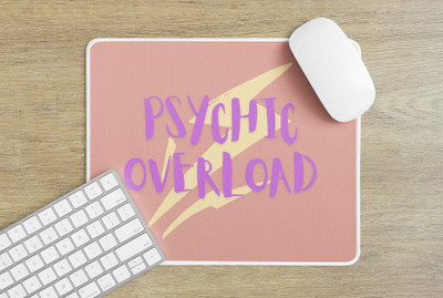 Epic Merch Phychic Overload Non Slip Base Mousepad(Multicolor)