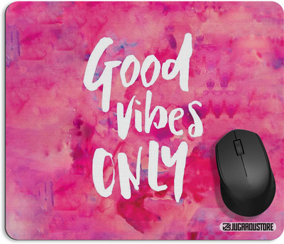 JugaaduStore N&C_1_147 Non Slip Base Mousepad(Pink)