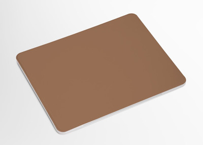 TRENDSINLIGHT 9.5X7.9X0.12 Inch Non Slip Rubber Base Printed Non Slip Base Mousepad(Khaki)
