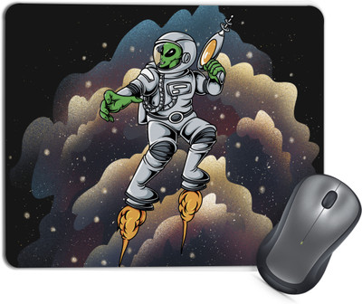 TrendoPrint MP05 Mouse Pad with Anti-Slip Rubber Base & Smooth Mouse Control Mousepad(Multicolor)