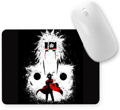 Shanime navar Anime Mouse Pad with Non slip-rubber Base, water resistance For Computer Laptop Non Slip Base Mousepad(Black)