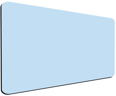 Akash Enterprise 9.5X7.9X0.12 Inch Non Slip Rubber Base Printed Non Slip Base Mousepad(Light Blue)