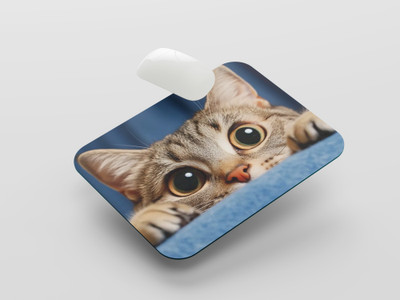 UNIARAWALAS Non-Slip Brain ,Cartoon Mousepad MP77 Non Slip Base Mousepad(Black)