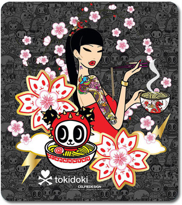 macmerise TD Flower Power Non Slip Base Mousepad(Multicolor)
