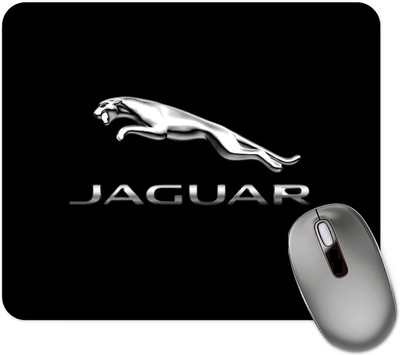 dk printing JAGUAR Logo Printed Mouse Pad Non Slip Base Mousepad(Black)