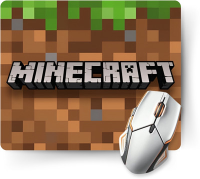 adrailstore Premium Minecraft Hd Printed Mouse Pad (9 inch x 7 inch) - Mousepad (Multicolor) Non Slip Base Mousepad(Multicolor)