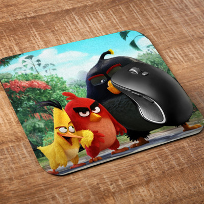 BHS BROTHERS MOUSE PAD 0.159 Non Slip Base Mousepad(Green&Yellow&Red&Black)