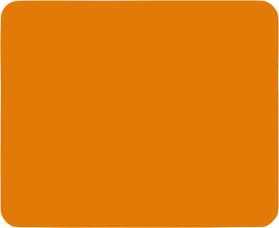 Octec Rubber Smooth Surface Mouse Pad| Desk Mate Mouse Pad| Slip-Free | Waterproof Non Slip Base Mousepad(Orange)