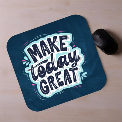 Bijasan Graphic Design printed Mouse pad pack of 2 Non Slip Base Mousepad(Blue)