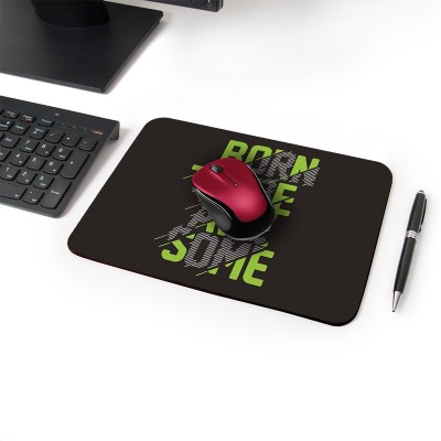 ASHOKAE Born-To-Be-Awesome - Pack of 2 Mousepad(Black)