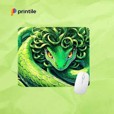 Printile Mousepad with Anti-Slip Rubber Base & Smooth Mouse Control Non Slip Base Mousepad(Multicolor)
