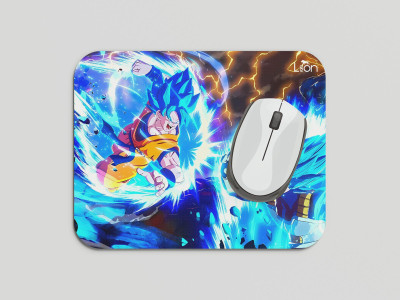 leeon L-MP1-253-goku-blue-dragon-ball Non Slip Base Mousepad(Multicolor)