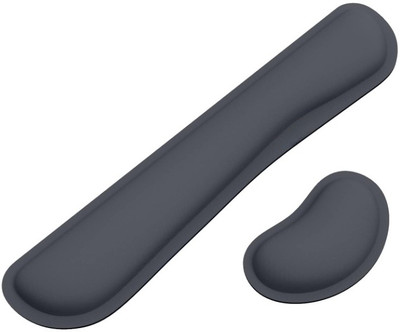 Aliens Wrist Rest Pad Gel memory foam for mouse support and comfort Mousepad(Dark Grey)