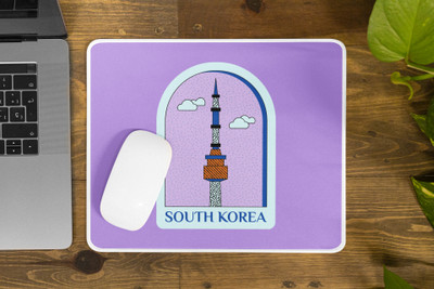Epic Merch South korea 1 Non Slip Base Mousepad(Multicolor)