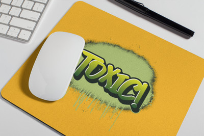 Epic Merch Toxic Non Slip Base Mousepad(Multicolor)