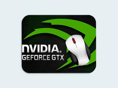 GKS Premium Quality Mouse Pad for Laptop and Gaming Pc Non Slip Base Dual Sided Mousepad(Black, Green)