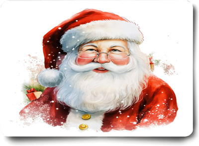 ASvik Creation Santa Claus MP-07 Gaming Mouse Pad for Gamers, Office, PC, Laptop 23x19 cm Non Slip Base Mousepad(Multicolor)