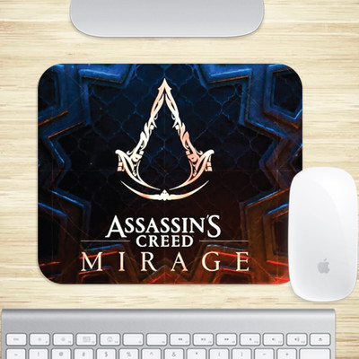 Saifihaan Creation Mouse Pad Gaming theme printed Lycra Cloth Nonslip Base Computer Accessory ACM01 Non Slip Base Mousepad(Multicolor)