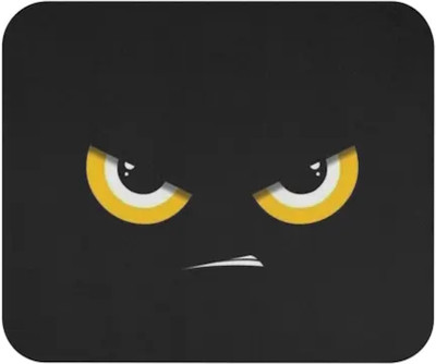 PrintingWorld ltra-Low Friction Gaming Mouse Mat, Anti-Slip Base, High Durability, Waterproof Non Slip Base Mousepad(Black)