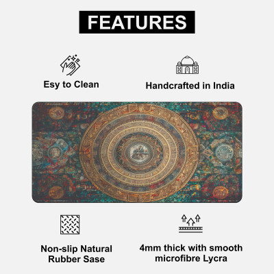 wrap craft Mouse Pad Anti Slip Waterproof And Washable 11 X 23 Laptop PC and Gaming DP99-30 Non Slip Base Mousepad(Multicolor)