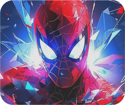 shahan SPIDER MAN printed mouse pad for PC/Laptop Non Slip Base Mousepad(Black)