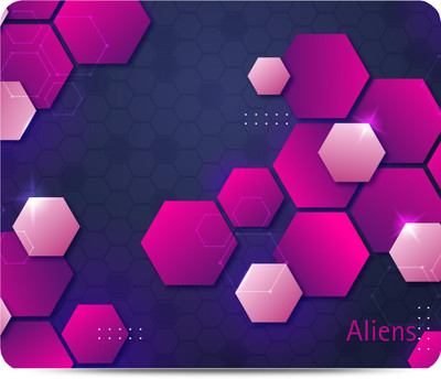 Aliens Gaming Mouse Pad, Precision, Non-Slip Rubber Base, Smooth Cloth Surface,3D Style Non Slip Base Mousepad(Multicolor)