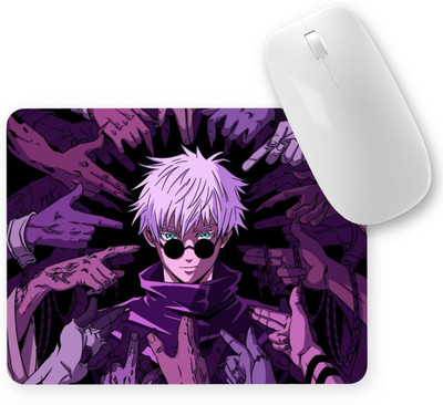 Shanime navar Anime Mouse Pad with Non slip-rubber Base, water resistance For Computer Laptop Non Slip Base Mousepad(Purple)