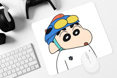 Eshaaver Cute Shinchan Mouse pad for Laptop computer Anti skid Gaming table mat mousepad Non Slip Base Mousepad(Multicolor 8)