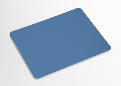 TRENDSINLIGHT 9.5X7.9X0.12 Inch Non Slip Rubber Base Printed Non Slip Base Mousepad(Sea Blue)