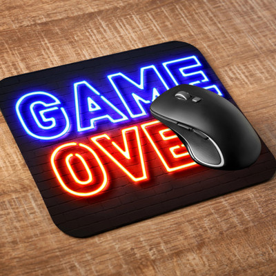 Printile MOUSE PAD 0.40 Non Slip Base Mousepad(Red&Blue&Balck)