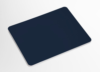 TRENDSINLIGHT 9.5X7.9X0.12 Inch Non Slip Rubber Base Printed Non Slip Base Mousepad(Dark Blue)