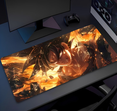 Eshaaver Anime printed gaming Mouse Pad Non-Slip Rubber extended xxl size big mousepad Non Slip Base Mousepad(Multicolor9)