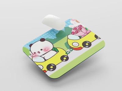 UNIARAWALAS Non-Slip Brain ,DUDU BUBU Cartoon MPM-149 Non Slip Base Mousepad(Black)