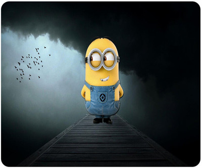PrintingZone Compatible Print Minion Mouse Pad (8 inch X 7 inch) (MP-140) Mousepad(Black)