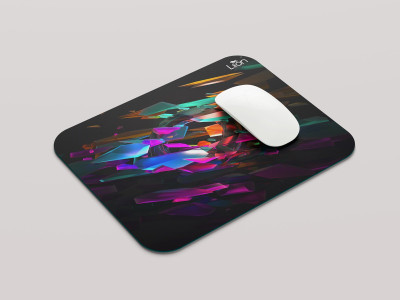 leeon L-MP1-1-199-Abstract Colorful L2 Non Slip Base Mousepad(Multicolor)