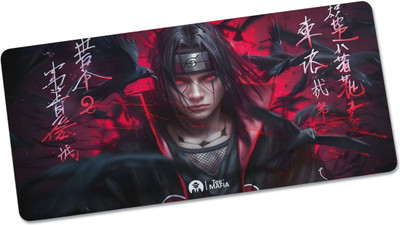 Tee Mafia Itachi Sasuke - Naruto Series - Anime Collection - D1 Large XXL Gaming Mousepad(Multicolor)