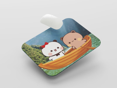 UNIARAWALAS Non-Slip Brain ,DUDU BUBU Cartoon MPM-175 Non Slip Base Mousepad(Black)