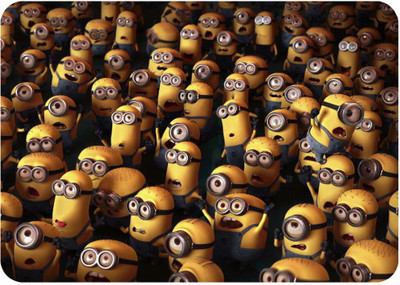 RAWAT TRADERS Minions Mouse Pads for PC / Laptop (Non-Slip Rubber Base, Waterproof FKMP00272 Mousepad(Red)