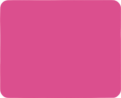 Octec Rubber Smooth Surface Mouse Pad| Desk Mate Mouse Pad| Slip-Free | Waterproof Non Slip Base Mousepad(Pink)