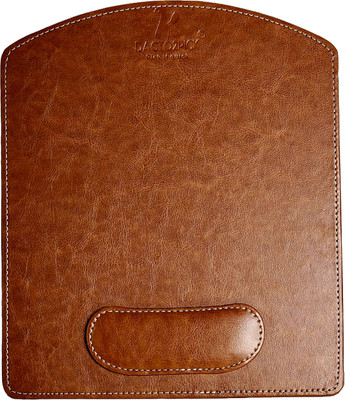 Dacto2pick MFD Board Premium Faux Leather Mouse Pad with Ergonomic Wrist Support Non Slip Base Mousepad(Brown)