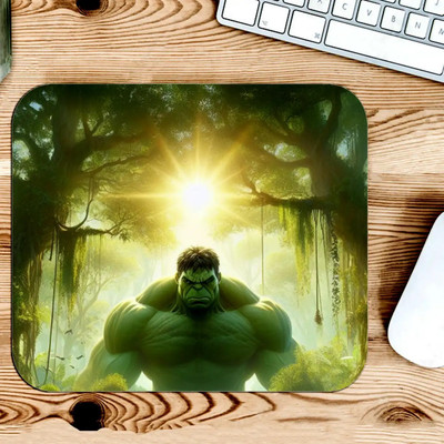 Gfylo Bruce the Hulk Mouse pad Smooth Surface and anti-Slip Mousepad Non Slip Base Mousepad(Multicolor)