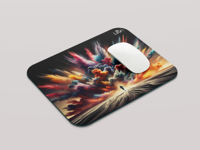 leeon L-MP1-1-244-colorful-blast-explosion L2 Non Slip Base Mousepad(Multicolor)