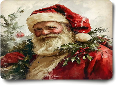 ASvik Creation Santa Claus MP-10 Gaming Mouse Pad for Gamers, Office, PC, Laptop 23x19 cm Non Slip Base Mousepad(Multicolor)