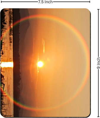 Printile MOUSE PAD 0.28 Non Slip Base Mousepad(Yellow)
