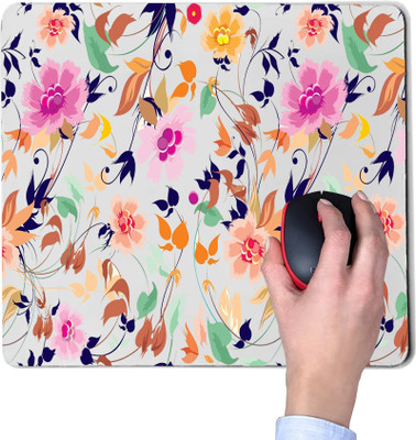 CHARMING Floral Printed Mouse Pad for Gaming Computer, Laptop MousePad Mousepad MP01 Mousepad(Multicolor)